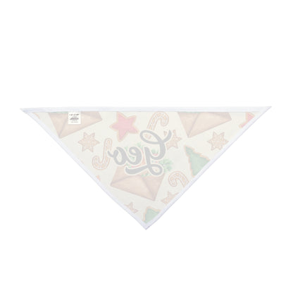 Pet Bandana - Holly Jolly Pup - Custom Name