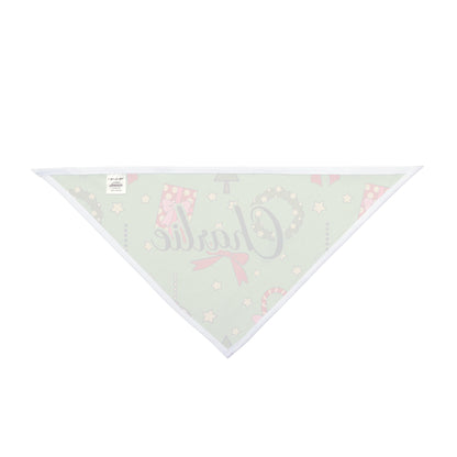 Pet Bandana - Jingle Bell Woof - Custom Name