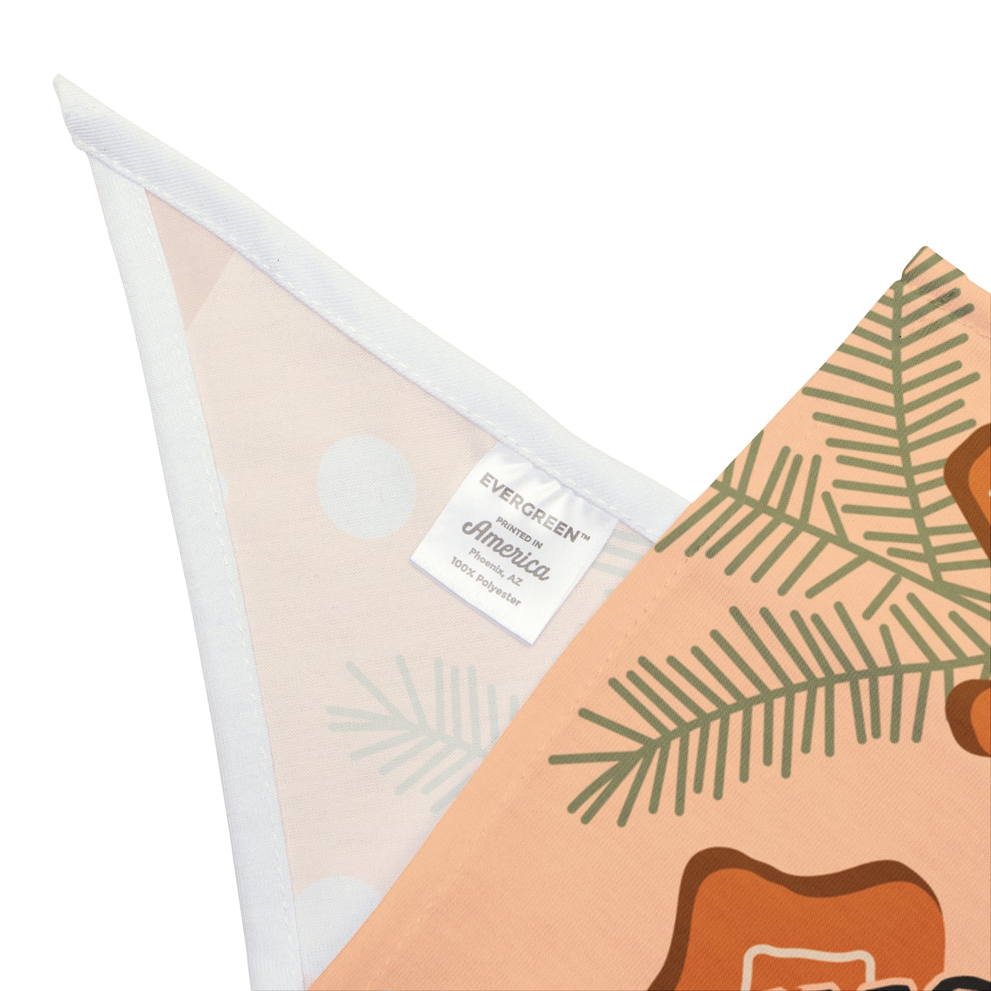 Pet Bandana - Santa’s Favorite Fluff - Custom Name