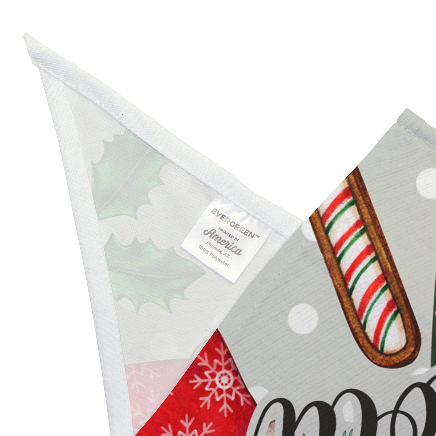 Pet Bandana - Paws & Mistletoe - Custom Name