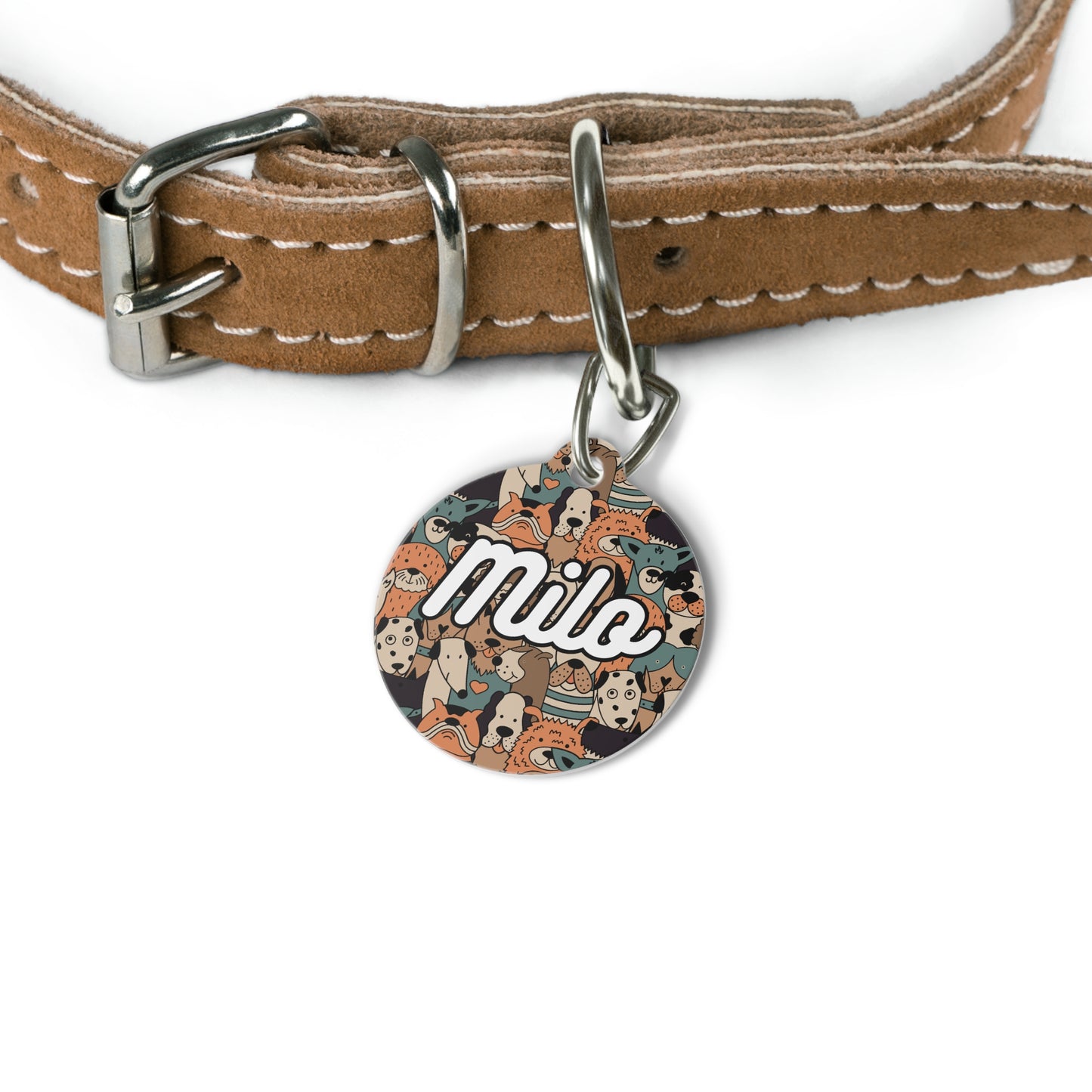 Personalized Pet Tag - Hazelnut Charm