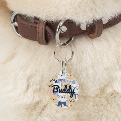 Personalized Pet Tag - Sky Pup