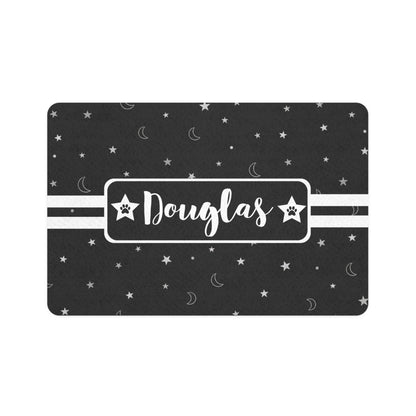Pet Food Mat - Stars - Custom Name