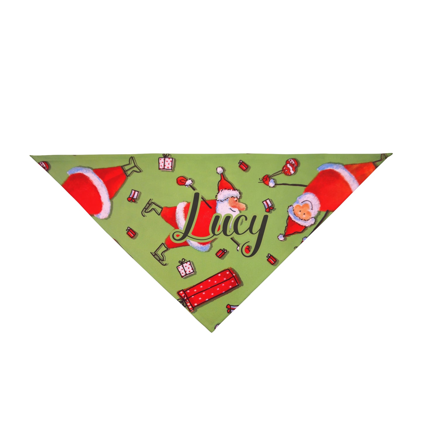 Pet Bandana - Santa’s Favorite Fluff - Custom Name