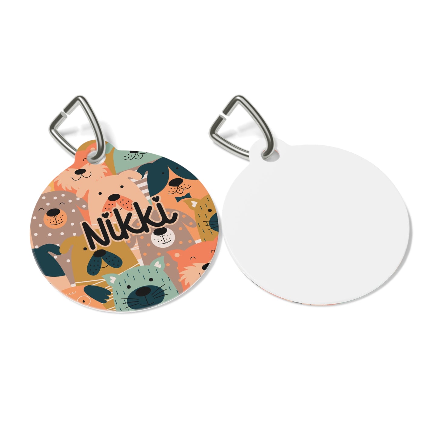 Personalized Pet Tag - Peachy Paws