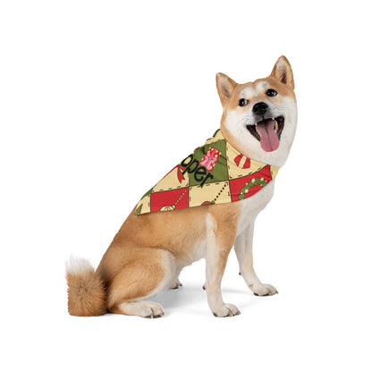 Pet Bandana - Santa’s Little Helper - Custom Name